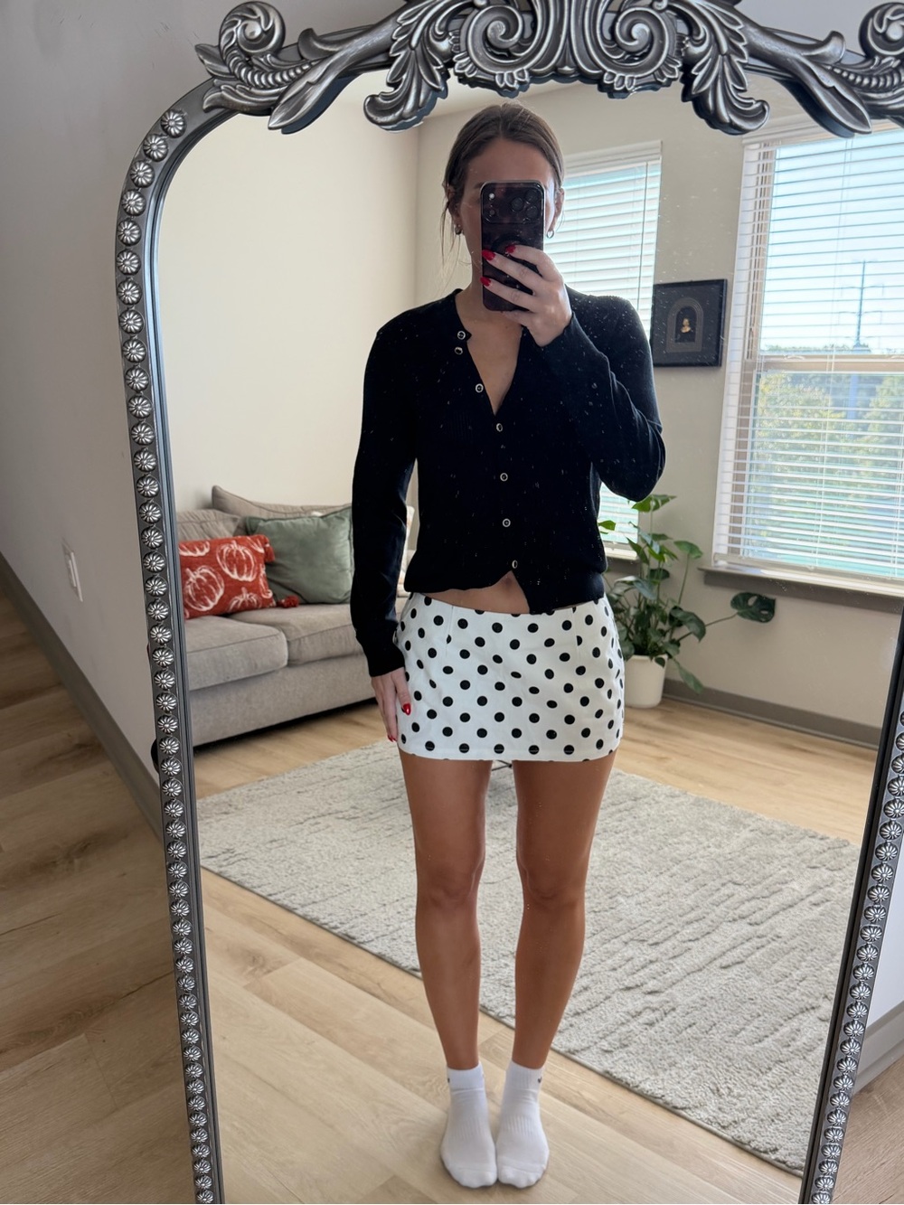 NWT Altar’d State Size Medium Polkadot Mini Skort